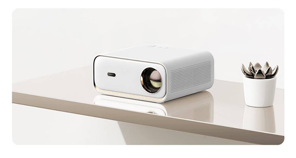 Wanbo X5 1100 ANSI Lumens LCD Projector, Native 1080P, 4K Decoding, HDR10, Android 9.0, Auto Focus & Auto-keystone Correction, Dual-band WiFi 6, Bluetooth 5.0, Apple Airplay, Android / Windows Projection
