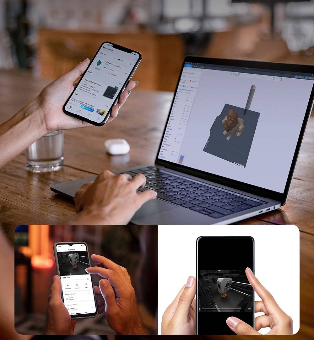 ANYCUBIC KOBRA S1 COMBO 3D Printer, Vibrant 8-Color Printing, 600mm/s Ultra-Fast Speed, Auto-leveling, 320°C Hotend, 44dB Ultra-Quiet, CoreXY Construction, 250*250*250mm