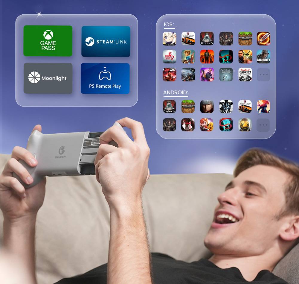 GameSir G8 Type-C Mobile Gaming Controller, Plug and Play Gamepad with Hall Effect Joysticks/Hall Trigger, 3.5mm Audio Jack, Compatible with Android & iPhone 15 Series