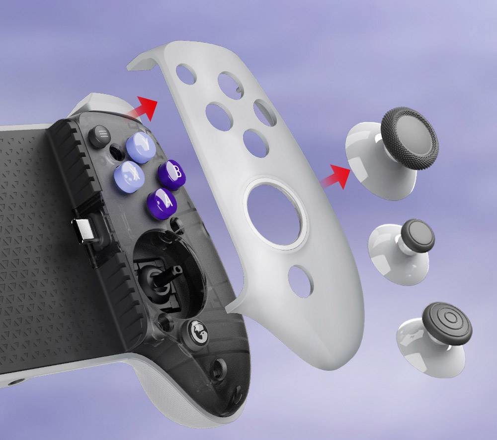 GameSir G8 Type-C Mobile Gaming Controller, Plug and Play Gamepad with Hall Effect Joysticks/Hall Trigger, 3.5mm Audio Jack, Compatible with Android & iPhone 15 Series