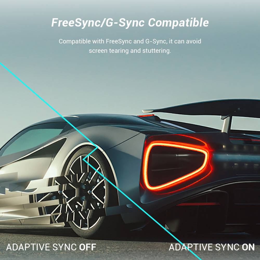 KTC H27S17 27-inch 1500R Curved Gaming Monitor QHD 2560x1440 16:9 ELED 165Hz 99% sRGB 4000:1 Contrast Ratio 1ms MPRT Response Time Low Motion Blur Compatible with FreeSync G-Sync USB HDMI2.0 2xDP1.2 Audio Out VESA Mount