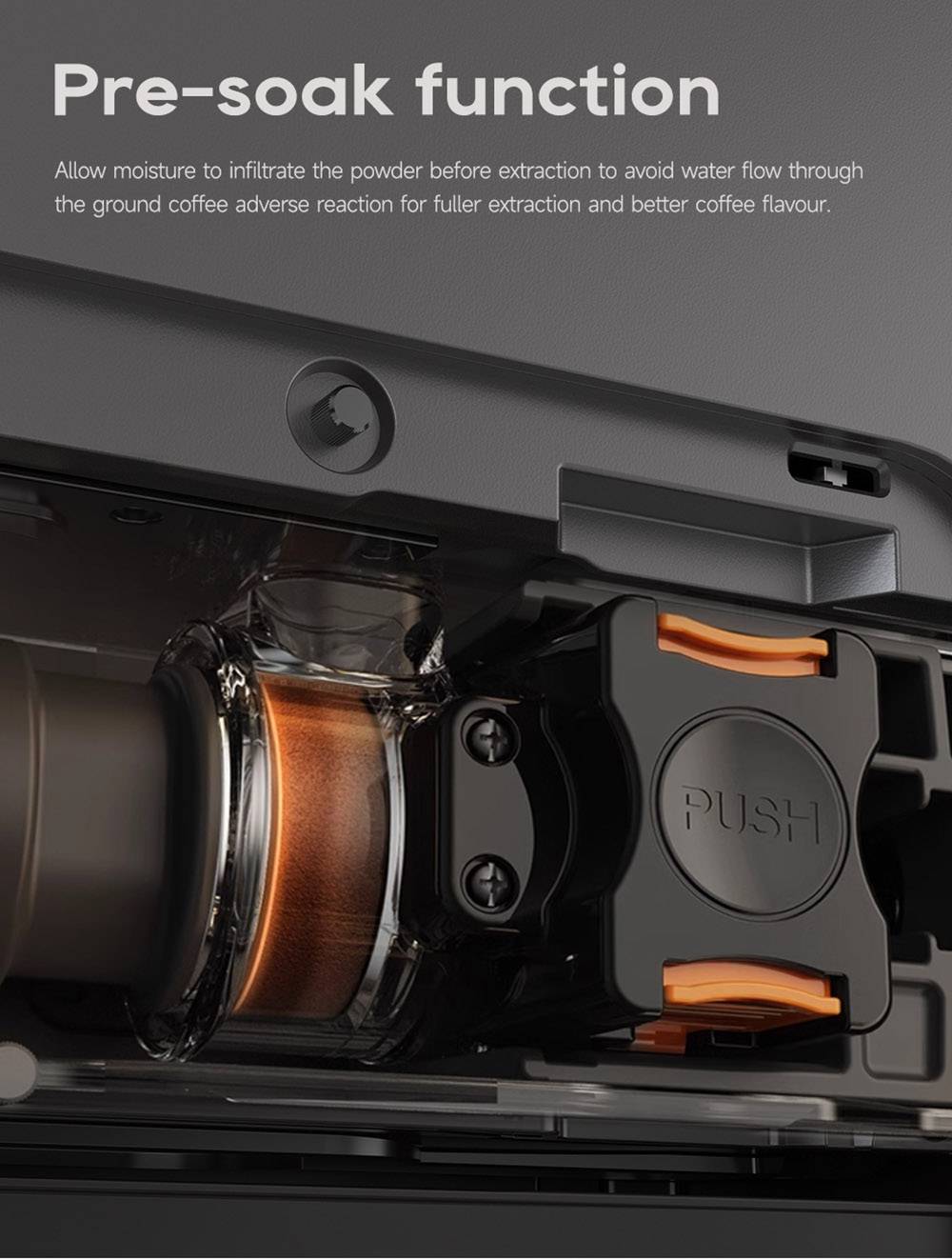 HiBREW H16 Automatic Espresso Machine with Grinder, 20Bar Extraction, 4.3inch Touch Screen, 1.5L Removable Milk Tank