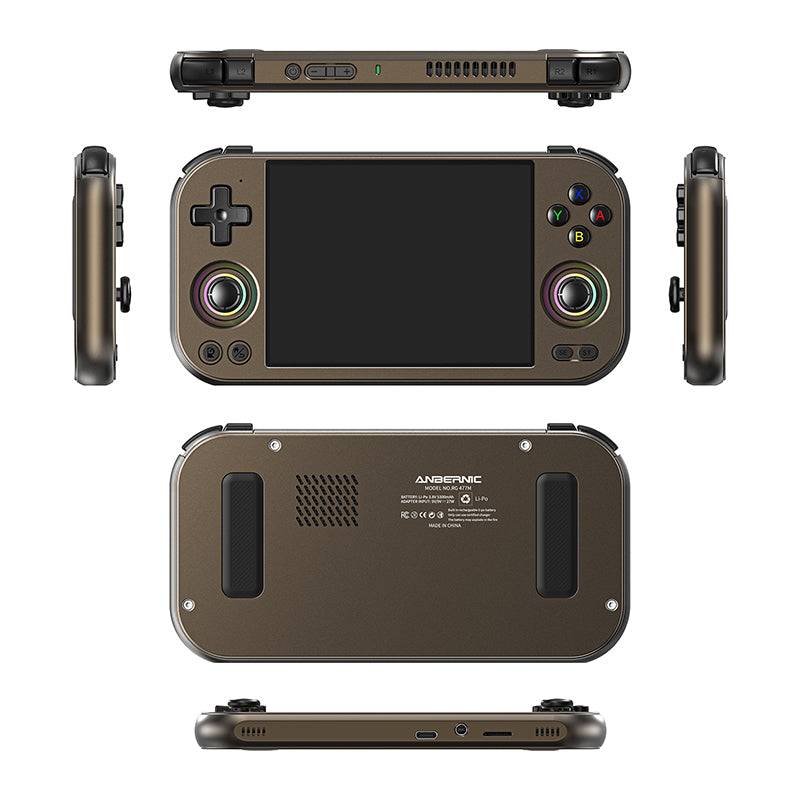 ANBERNIC RG477M Retro Handheld Game Console , Aluminum Alloy CNC Android 14 System 4.7 Inch LTPS in-Cell Screen Dimensity 8300 Processor Support WiFi