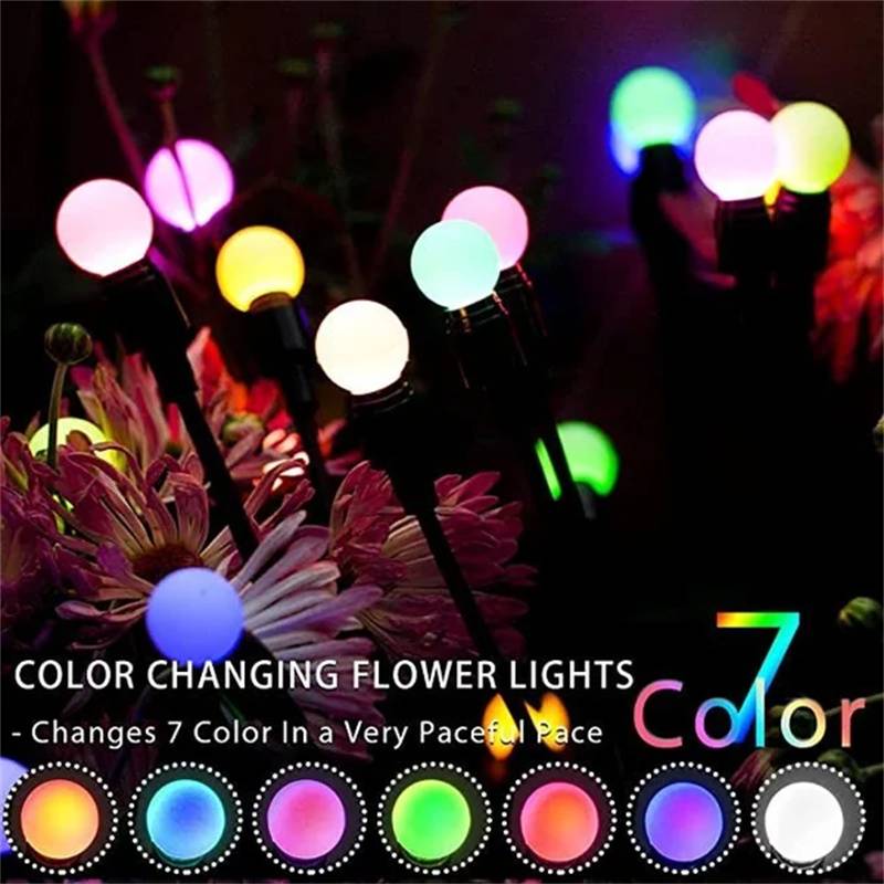 Solar Powered Firefly Garden Light BUY 2 FREE SHIPPING
