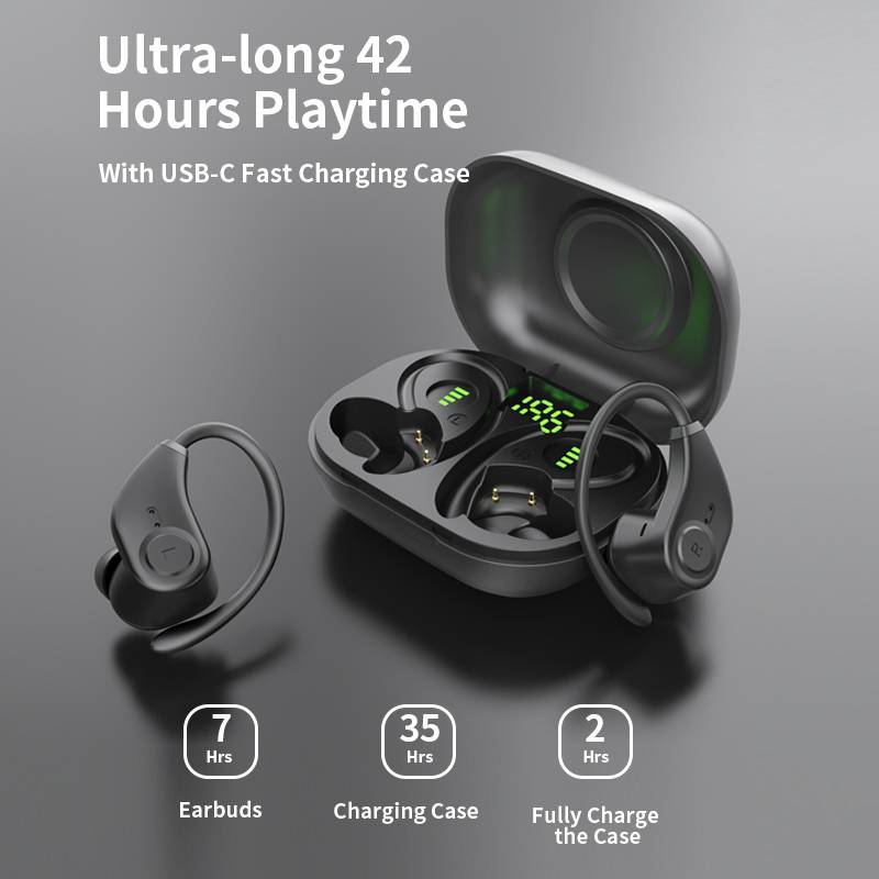 Bluedio S6 Wireless TWS Sports Earbuds with Mic, 13mm Driver