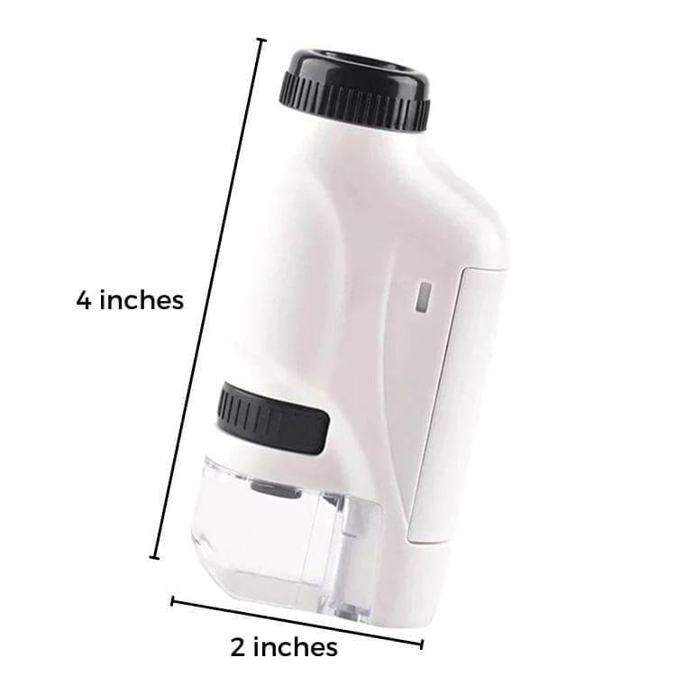 Kid&#039;s Portable Pocket Microscope with Adjustable 60-120x zoom