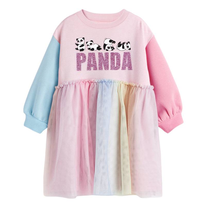 Children&#039;s autumn and winter wear, new girls&#039; skirt, long sleeves, children&#039;s dress