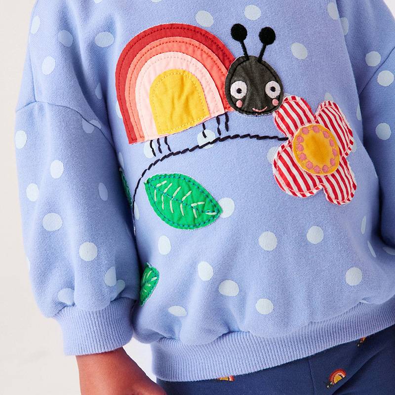 Autumn new girls&#039; sweatshirt set, long-sleeved cotton children&#039;s set, children&#039;s suit