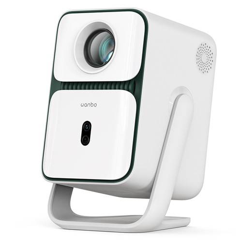 Wanbo T2 Ultra Projector, Android TV 11, 500 ANSI, Native 1080P, 120° Rotating Stand, Auto Focus & Keystone Correction, Obstacle Avoidance, 45 - 1