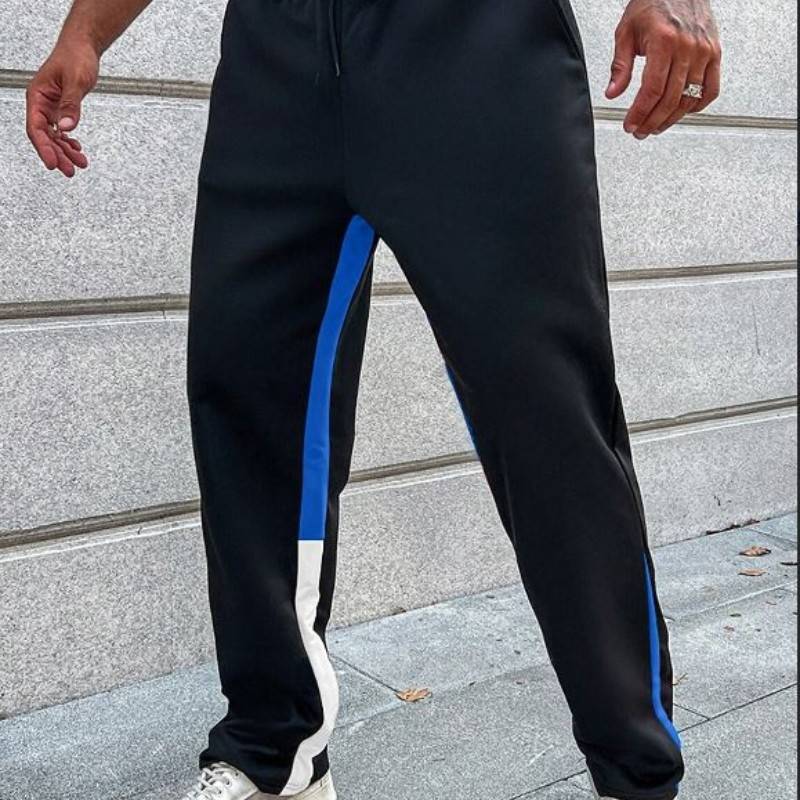 Men&#039;s 100% Cotton Casual Sweatpants with Pockets