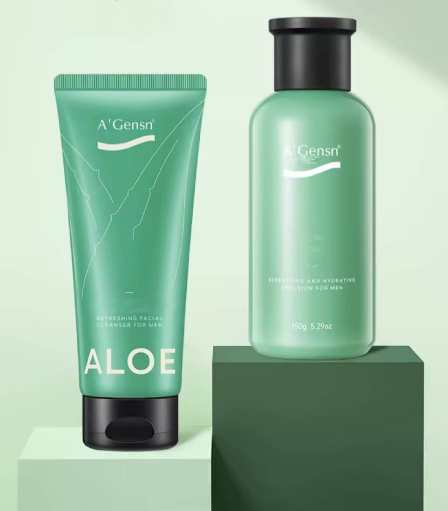 A’Gensn Pure Aloe Vera Essence Water Moisturizing Moisturizing Wet Pack Water Oil Balance Oil Control Makeup Water Toner Skin Care Products