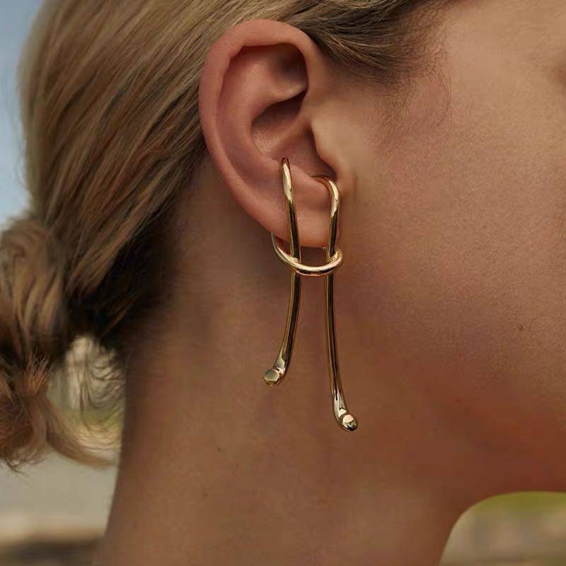 Vintage ear hangers without piercing earrings