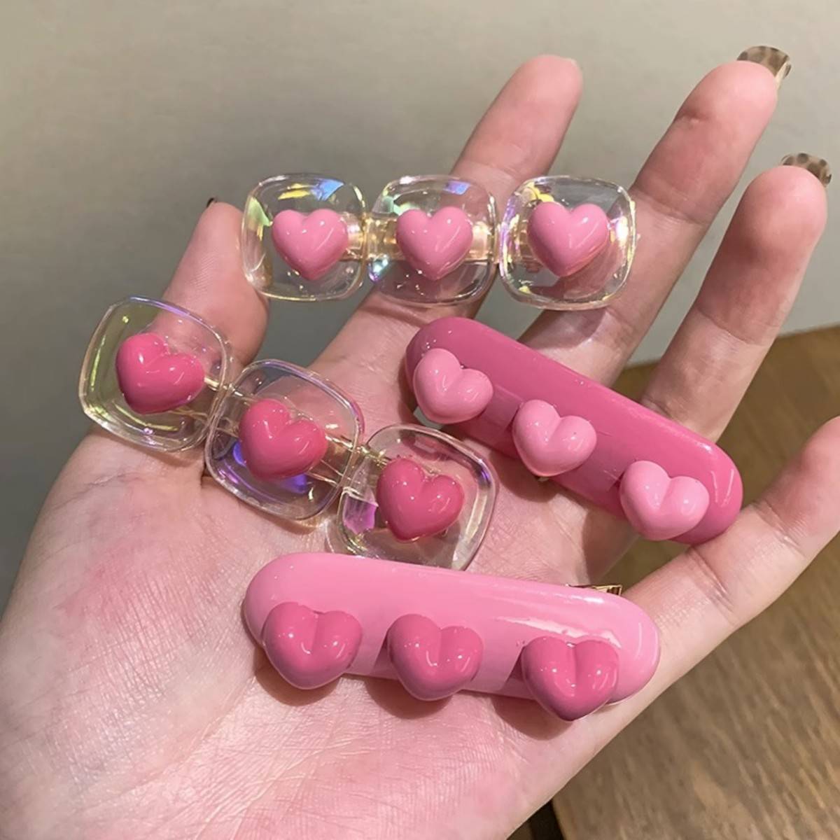 Sweet Jelly Heart Clip