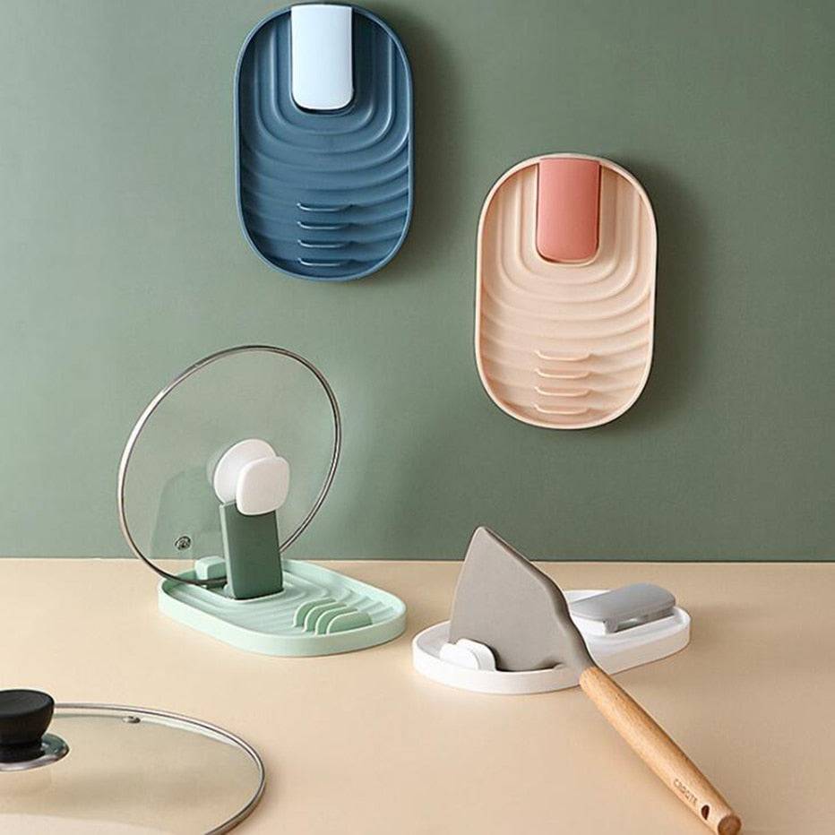 Pot Lid &amp; Spoon Holder