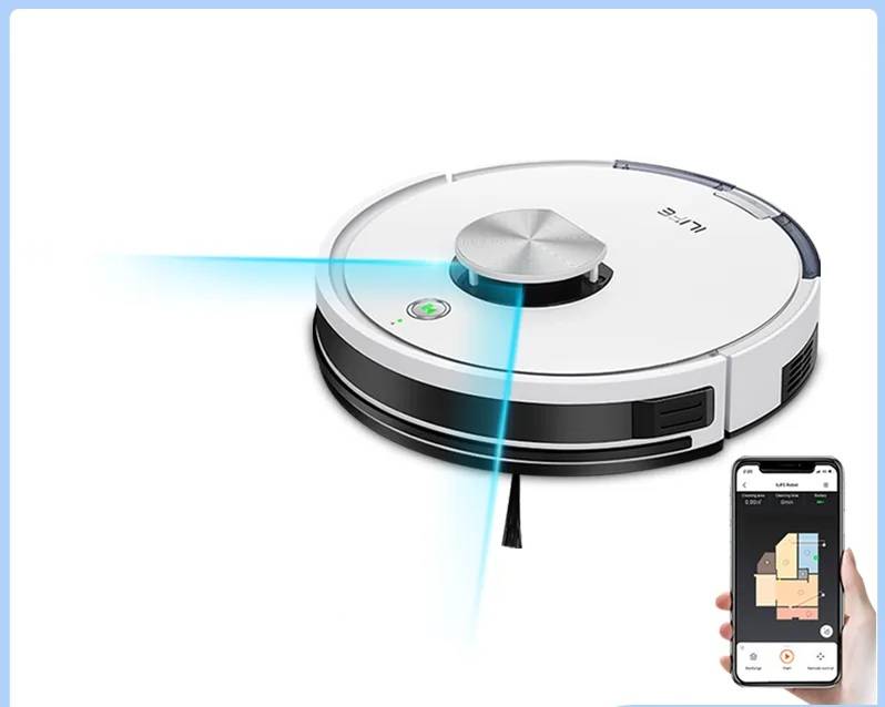 ILIFE L100 Robot: Precise Laser Navigation, Powerful Suction, Customizable Cleaning