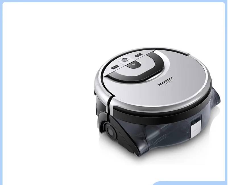 [Only ship to Europe country] ILIFE W455 Floor Washing Robot Shinebot,0.85L &amp;0.9L Large Water Tank,Camera Navigation,Wifi APP Control,Kitchen Appl