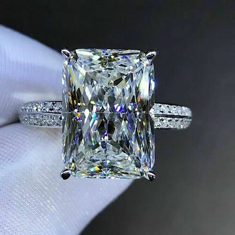Explosive new ring with oversized zirconia ring ring simple women&#039;s finger ring gift jewelry
