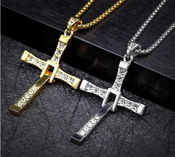 Customized Fast&amp;Furious Cross Necklace (Buy 1 get 1 free)
