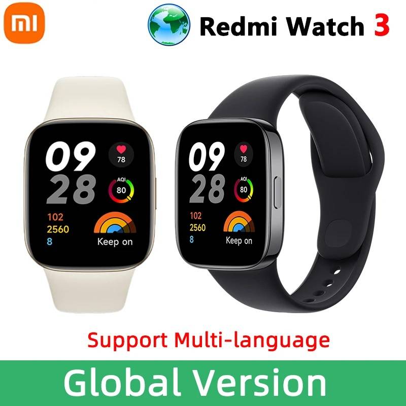 Global Version xiaomi Redmi Watch 3: 1.75&quot; AMOLED, 12-day Battery, Waterproof