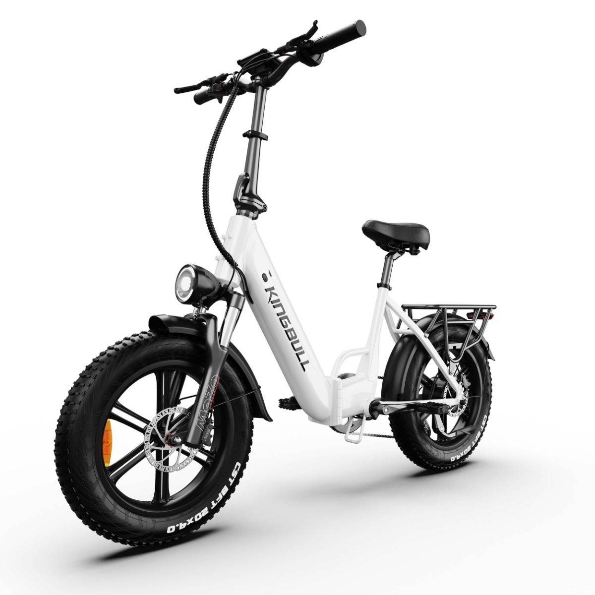 Kingbull Literider 2.0 Electric Bike 48V 13.5Ah Battery 500W Motor Recommended Top Speed 25KM/H 20x4.0 Inch Fat Tires 80-90KM Max Mileage 180KG Max Lo