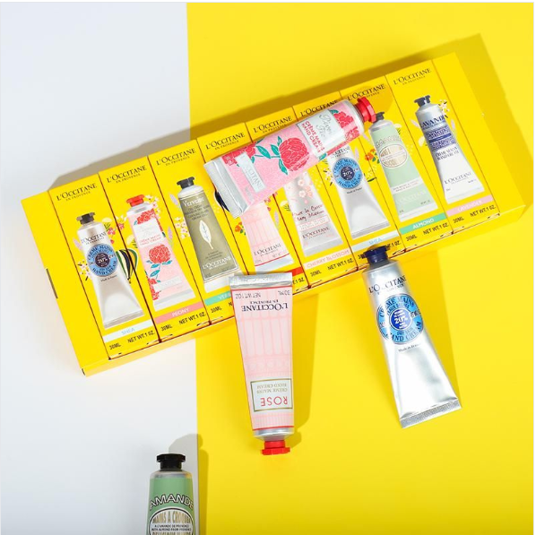 France L&#039;Occitane Hand Cream Eight Pack Gift Set 30ml Portable Nourishing Moisturizing 8pcs Set