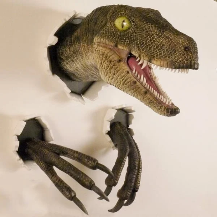 3D Dinosaur Wall Hanging Decoration