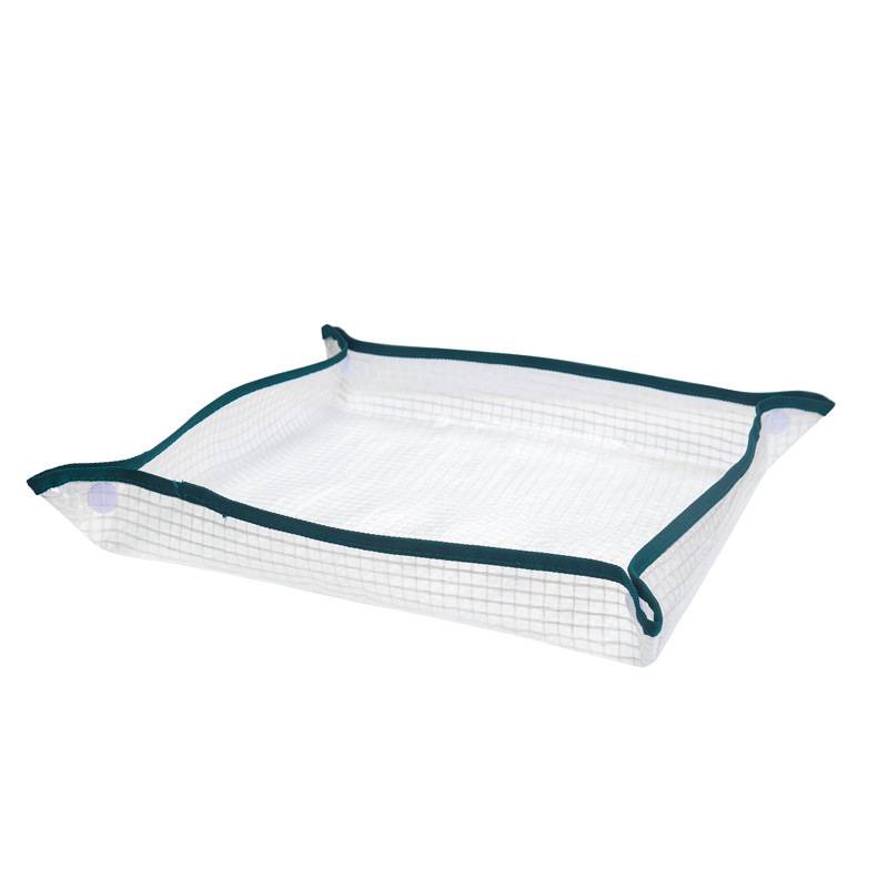 Transparent waterproof mini mesh cloth desktop planting succulent waterproof flower mat home gardening planting operation floor mat