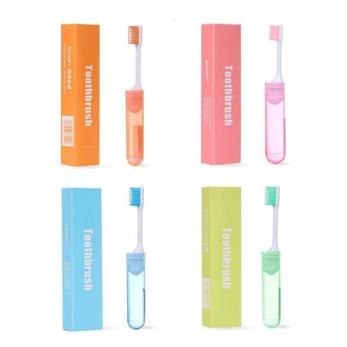 ETRAVEL Travel Portable Folding Toothbrush Set