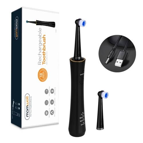Mornwell IPX7 waterproof rechargeable rotating electric toothbrush