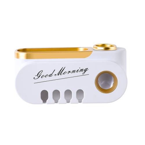 Smart UV Toothbrush Sterilizer Punch-Free Sterilization Wall Mounted Toothbrush Holder Set