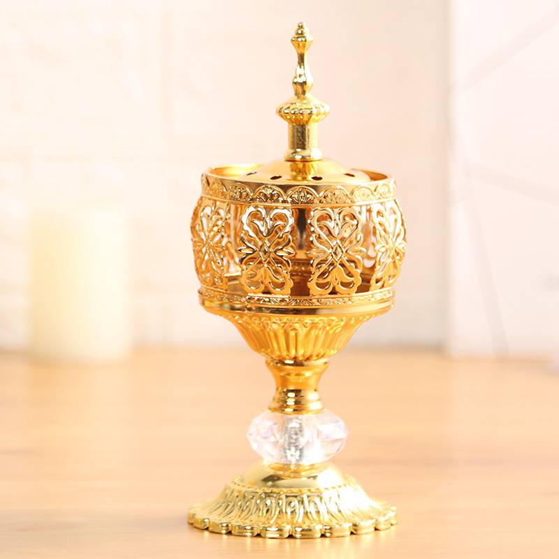 Middle East Creative Lace Incense Furnace Fashion Middle East Metal Craft Ornament Incense Furnace Home Simplicity sandalwood burner