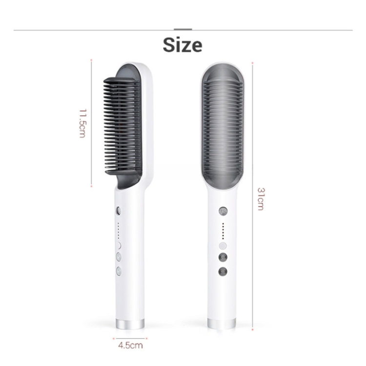 K-SKIN KD380 Hair Straightener Electric Straight Hair Curler Comb Brush PTC Heating Ceramic Straight Hair Brush