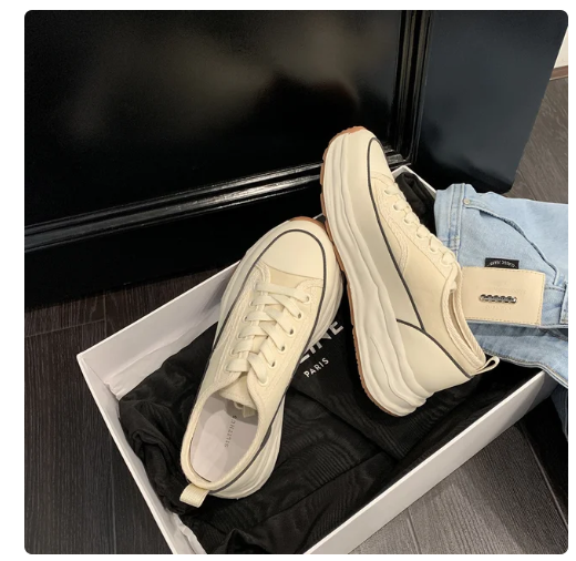 Xiaomi Youpin Women Casual Shoes Canvas Shoe 2022 Newest Fashion Breathable White Platform Flats Female Sneakers Sapato Feminino