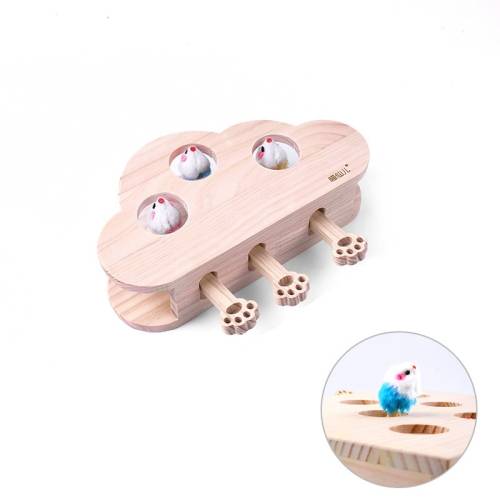 Hamster And Cat Toys Solid Wood Cat Supplies-1