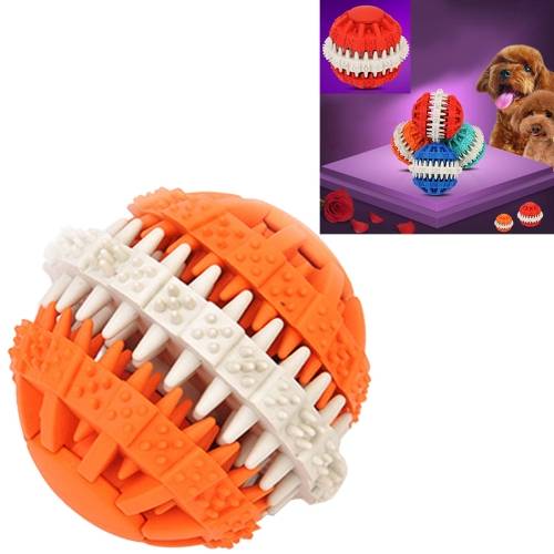 Dog Toy Balls for Pets Tooth Cleaning Chewing Toys Balls of Non-Toxic Soft Rubber