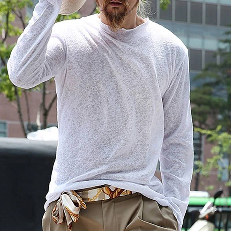 Men&#039;s Breathing Lightweight Long Sleeve T-Shirt