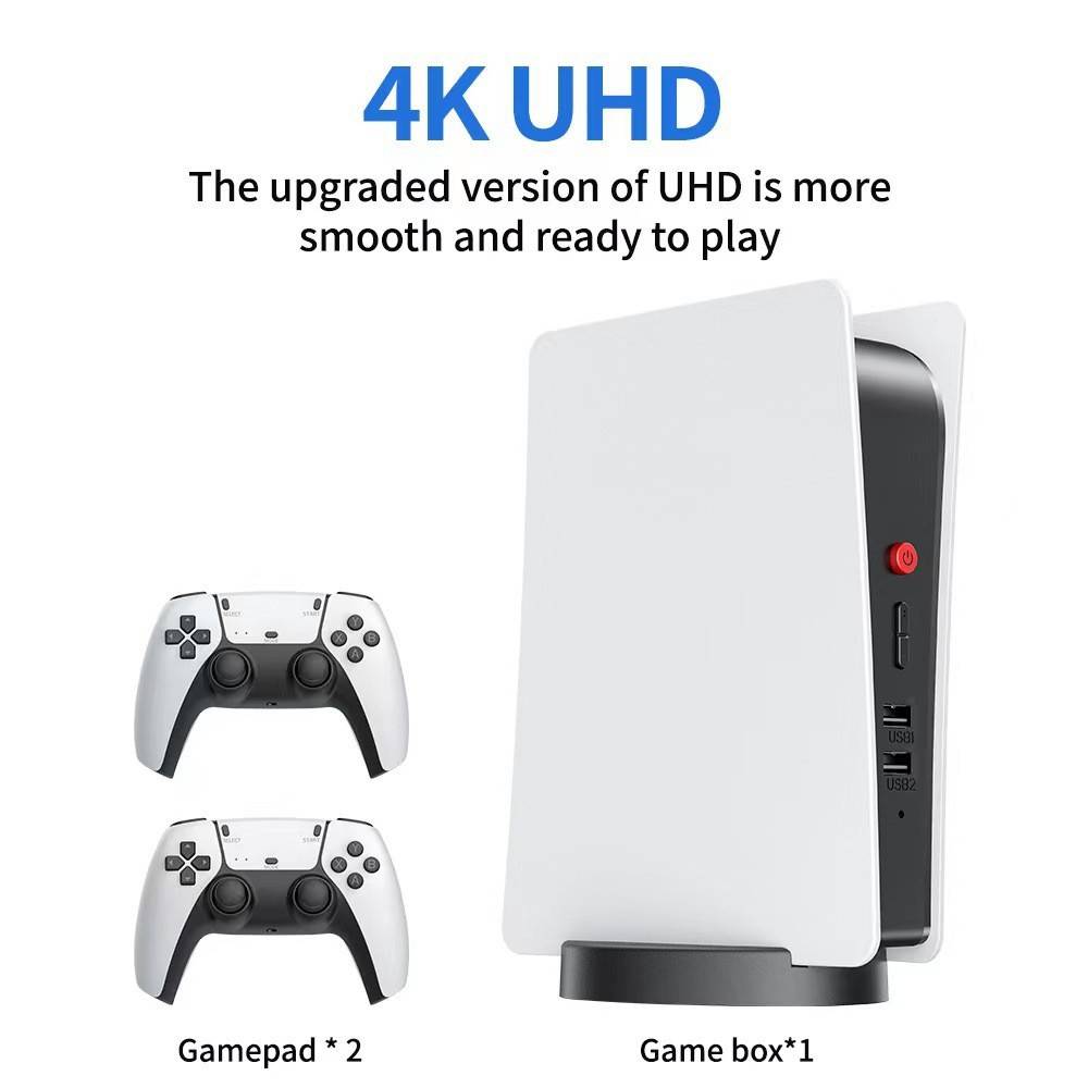 M5 Home Gaming Console TV Dual Joystick 9 Big Emulator PS5 Gamepad HD 4K Machine