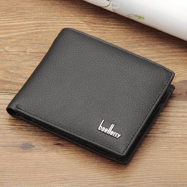 Zhenxin leather goods factory stock wholesale foreign trade casual Europe and the United States men&#039;s wallet short cowhide US dollar bag cowhide