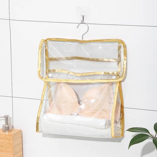 Home Wall Mounted Transparent Underwear Storage Bag