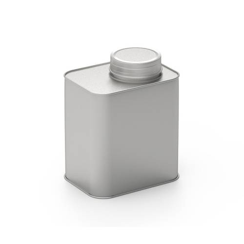 Square Tinplate Metal Sealed Cans Coffee Bean Powder Tin Cans,