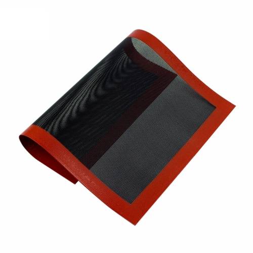 2 PCS PJ-060123 High Temperature Breathable Silicone Oven Bread Baking Mat Lightning Puff Mat, Specification: 27.5 x 27.5cm