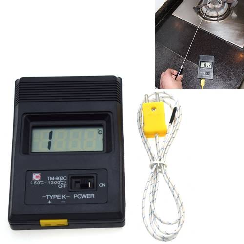 High Temperature Measuring Probe Type Electronic Thermometer