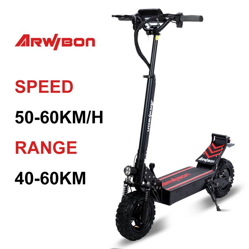 2500W Electric Scooter: Speedy, Long-Range, Off-Road with Dual Shocks