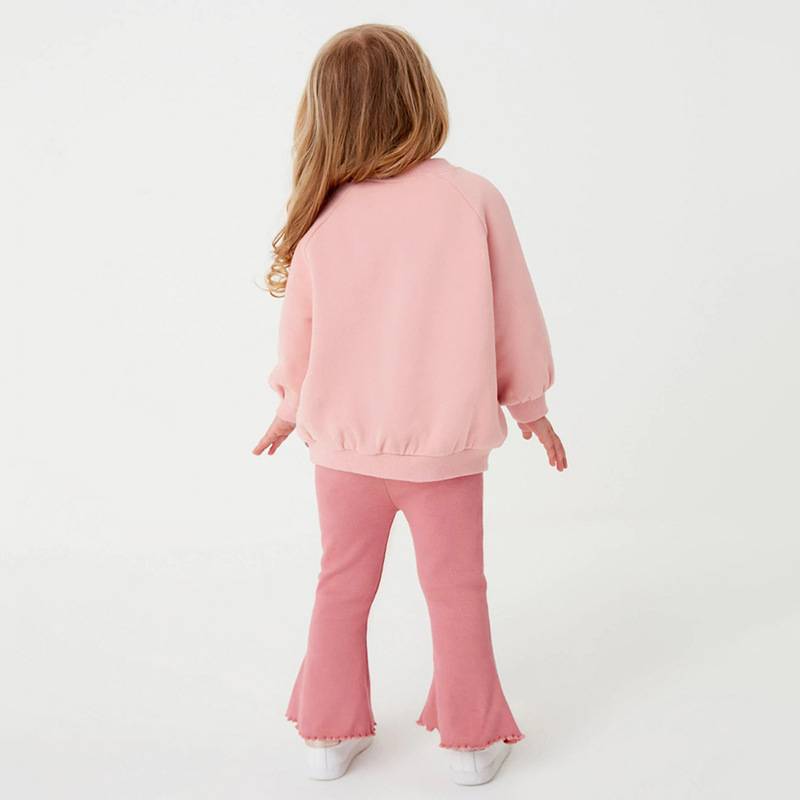 Girls&#039; sweatshirt set, children&#039;s long sleeve pants, two-piece set