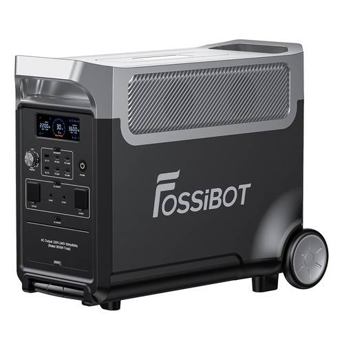 FOSSiBOT F3600 Pro Portable Power Station, 3840Wh LiFePO4 Battery, Max. 11520Wh Expansion, 3600W High AC Output, 2000W Max Solar Charge, 1.5h Full Cha