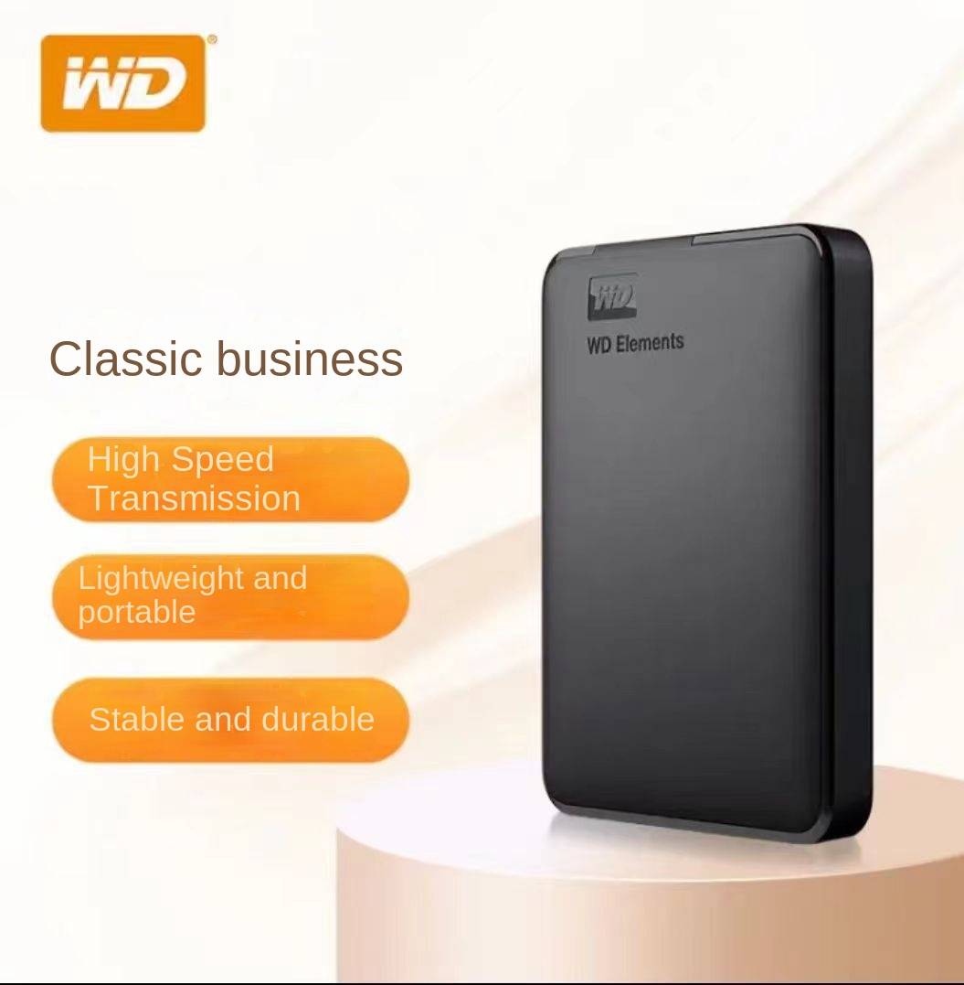 New WD Western Digital 2.5&quot; Mobile Hard Drive USB3.0 SATA Serial Laptop Solid State Box