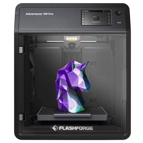 【EU Direct】Flashforge Adventurer 5M Pro 3D Printer, Auto Leveling, 600mm/s Max Printing Speed, Remote Camera Monitoring, Filament Runout Reminder, Dua