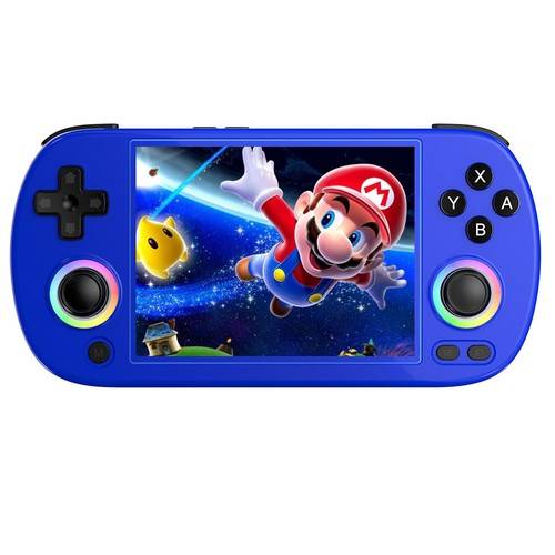 ANBERNIC RG40XX H Retro Game Console with RGB Light, 32GB+256GB TF Card with 16000+ Games, LPDDR4 1GB, 640*480P IPS Screen, 3200mAh Battery for 6 Hour