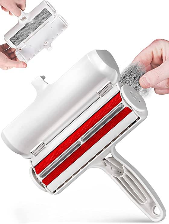 ChomChom Pet Hair Remover - Reusable Cat and Dog Hair Remover for Furniture, Couch, Carpet, Car Seats or Bedding - Portable, Multi-Surface Lint Roller