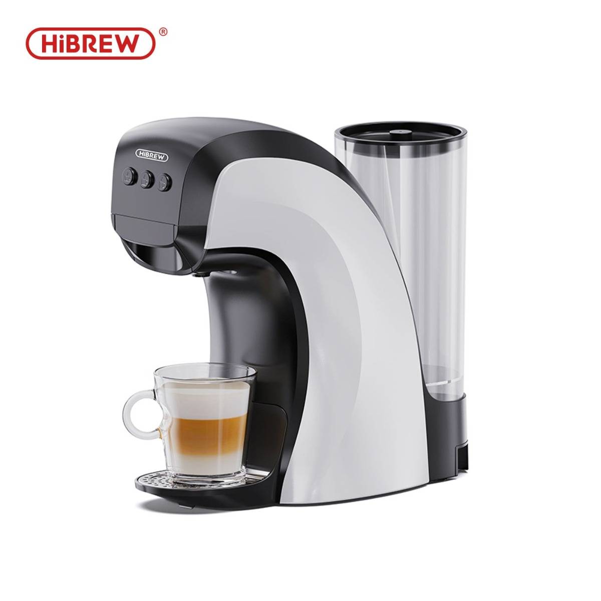 HiBREW H3B Capsule Coffee Machine 19Bar Pressure, Works with 3 IN 1